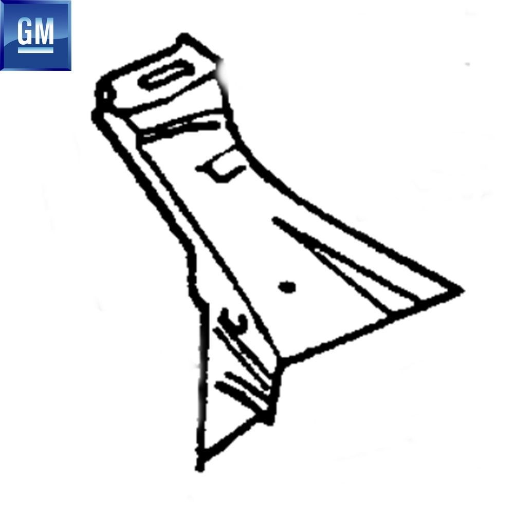 Product Code : 90347702 - Opel Vectra A, Calibra Front Upper Sheet Metal Panel GM Genuine 90347702 - 1312093