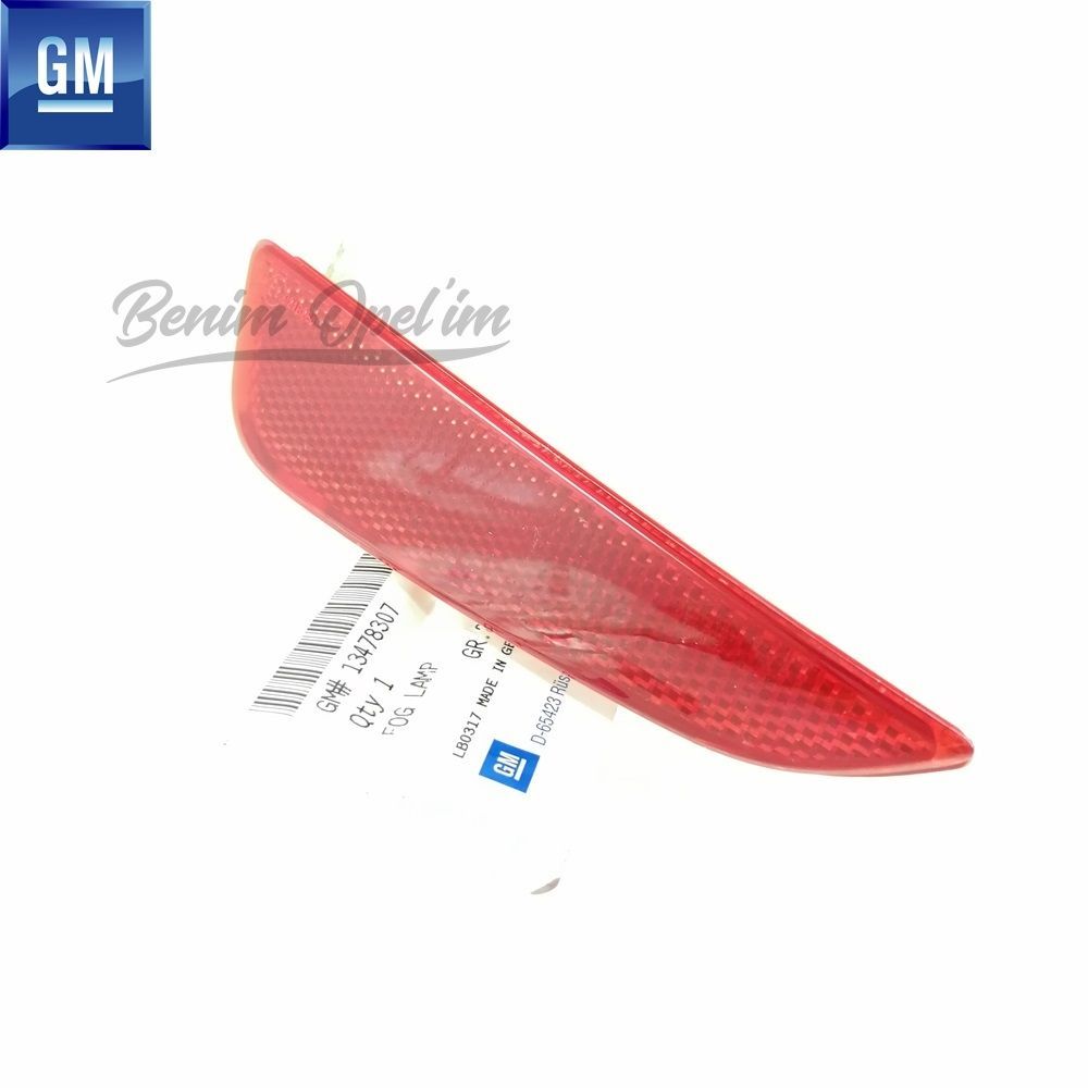 Opel Crossland X Right Rear Bumper Reflector Red GM Genuine 13478307