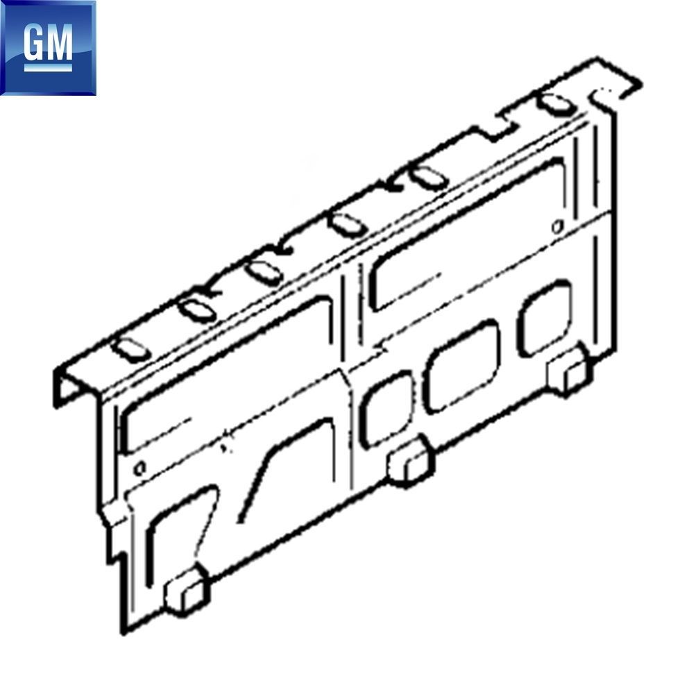 Opel Movano A, Renault Master Right Rear Panel Inner Reinforcement Sheet GM Original 9162158 - 4501858