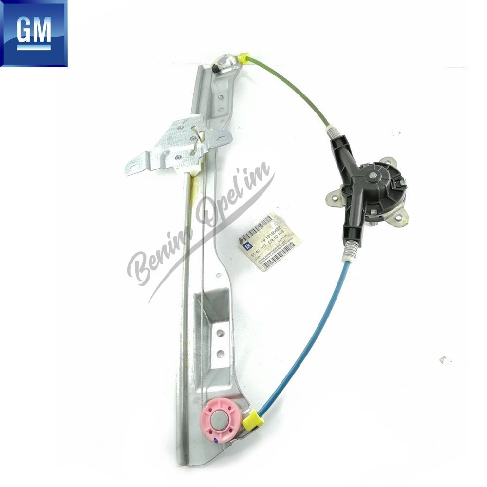 Opel Corsa D Left Rear Door Manual Window Jack GM Original 5140103 - 13188482