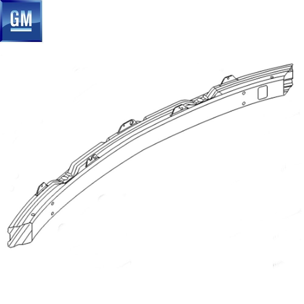 Opel Vectra C, Signum Front Bumper Iron (Crash Limiter) GM Original 1405033 - 9186119