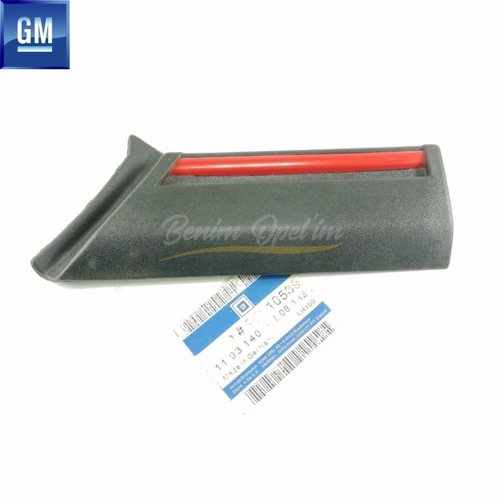 Opel Vectra A GT Red Stripe Right Front Fender Tape Black GM Genuine 1103140 - 90510589