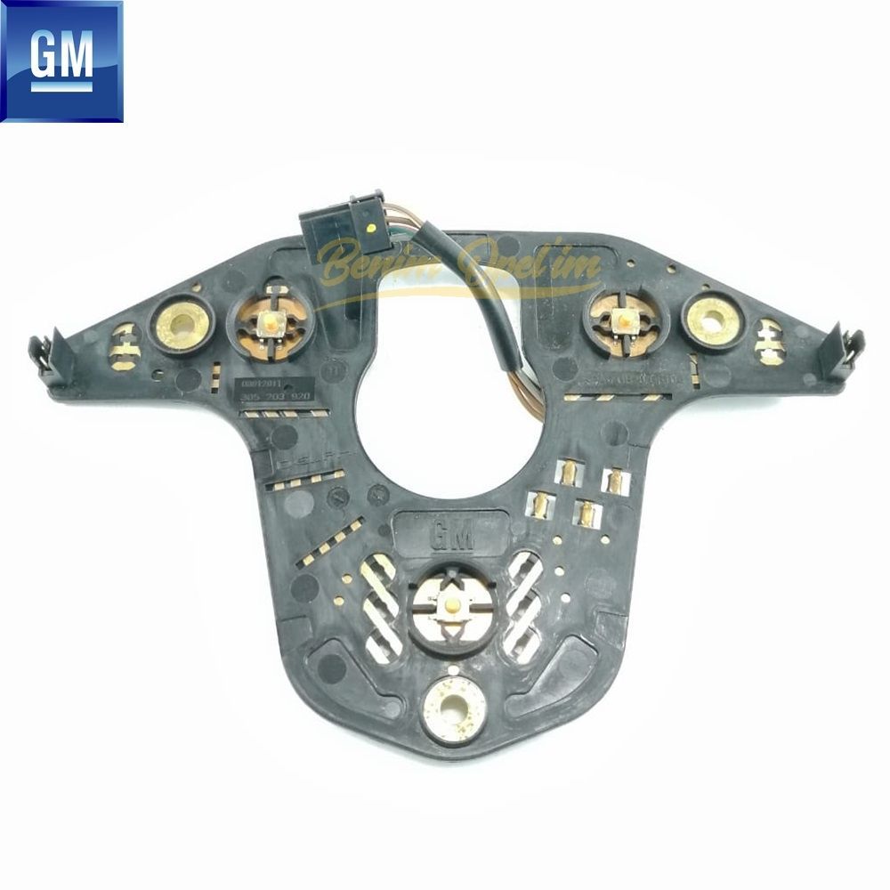 Steering Wheel Contact Bottom Plastic Opel Astra H, Vectra C, Zafira B GM Genuine 1242527P - 93186354