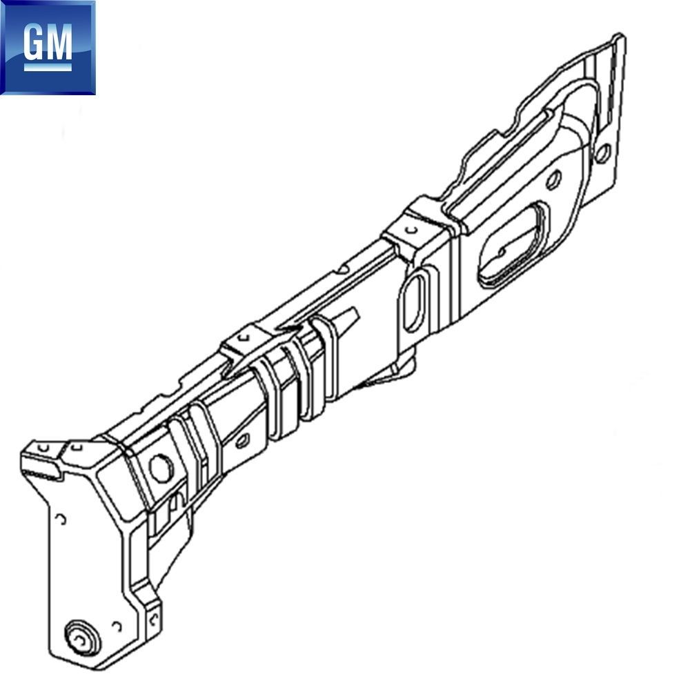 Opel Corsa C, Tigra B Left Front Podia Sheet GM Genuine 1110866 - 93170330