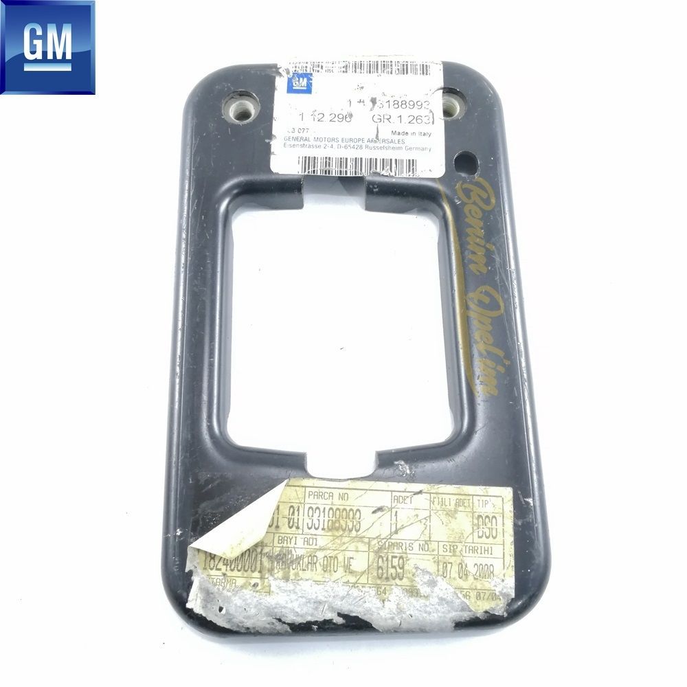 Opel Corsa D, Corsa E Right Front Chassis Striker Plate GM Genuine 112296 - 93188993