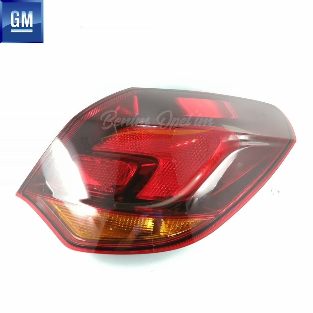 Opel Astra J HB Right Rear Exterior Tail Light Dark Colour GM Original 13319948 - 1222208