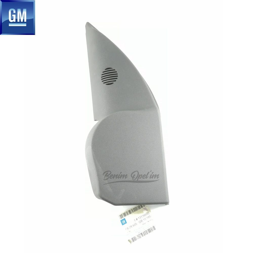 Opel Combo C Left Electric Outside Rear View Mirror Inner Corner Cover Smoked GM Genuine 6428905 - 13138640