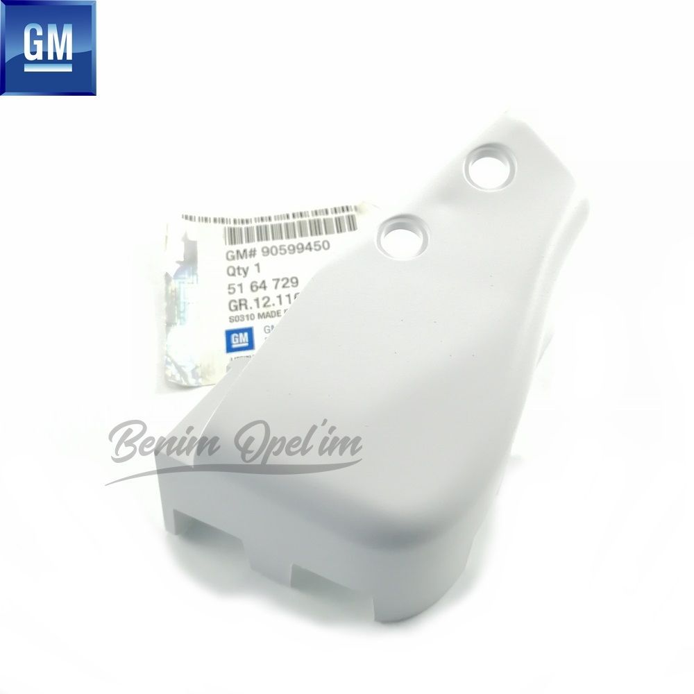 Opel Vectra B Right Rear Starter Cover White 1999-2001 GM Original 5164729white - 90599450