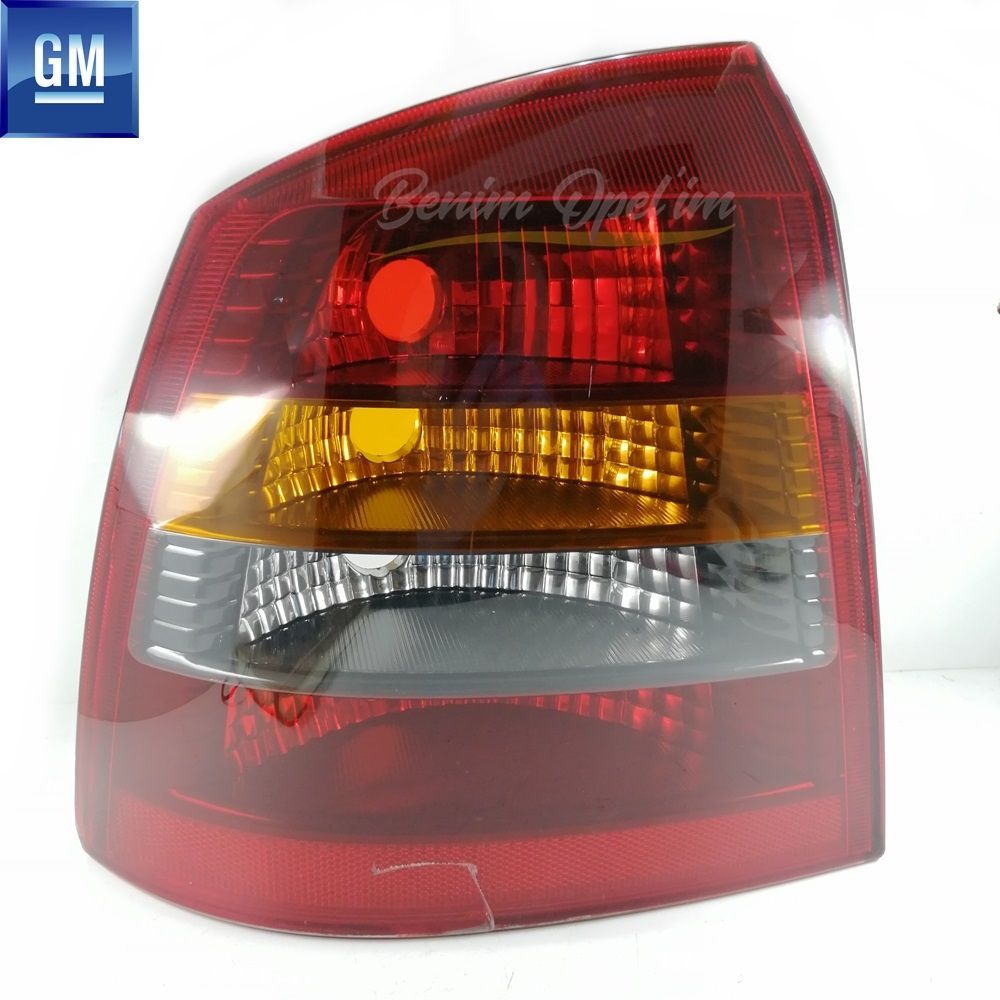 Opel Astra G HB Njoy Complete Left Rear Tail Lamp Dark (JA) , (Damaged) GM Original 1222073K - 93175668 - 93175668