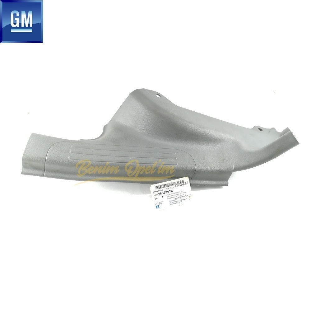 Product Code : 96537978 - Chevrolet Aveo T200, Kalos Left Rear Rear Rocker Inner Sill Cover Black GM Genuine 96537978