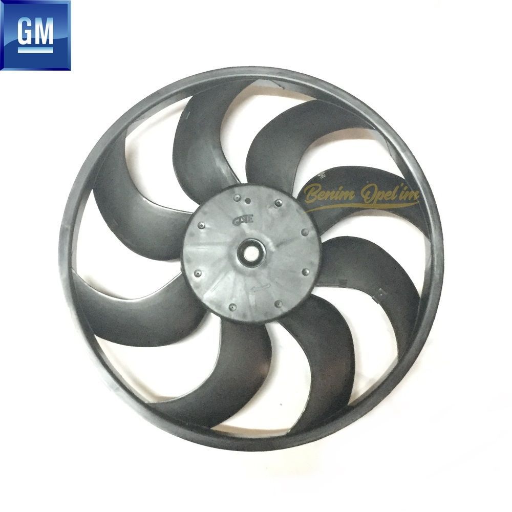 Opel Corsa D Air Conditioned Radiator Fan Motor 384mm (Pull Fan) GM Original 55702236 - 1341399