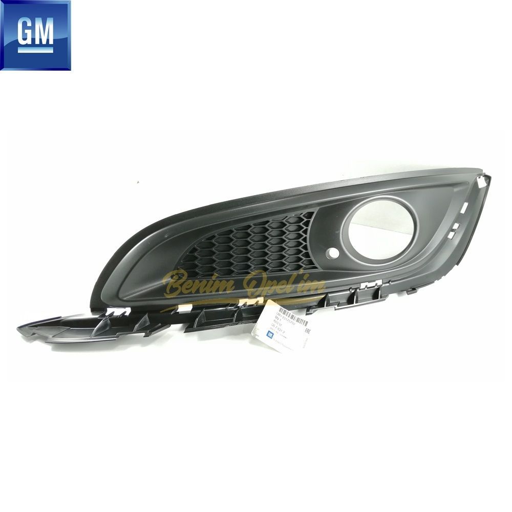 Opel Insignia A Foggy Front Bumper Left Fog Headlamp Cover Black GM Original 23175792 - 1401122