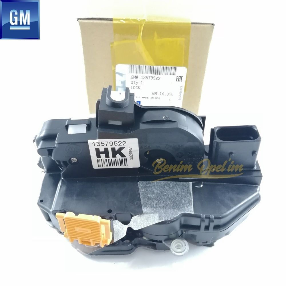 Product Code : 13579522 - Complete Left Front Centre Lock Motor (Hk) Opel Astra J, Insignia A, Mokka, Zafira C, Chevrolet Aveo T300, Cruze, Trax, Adam GM Genuine 13579522 - 133735