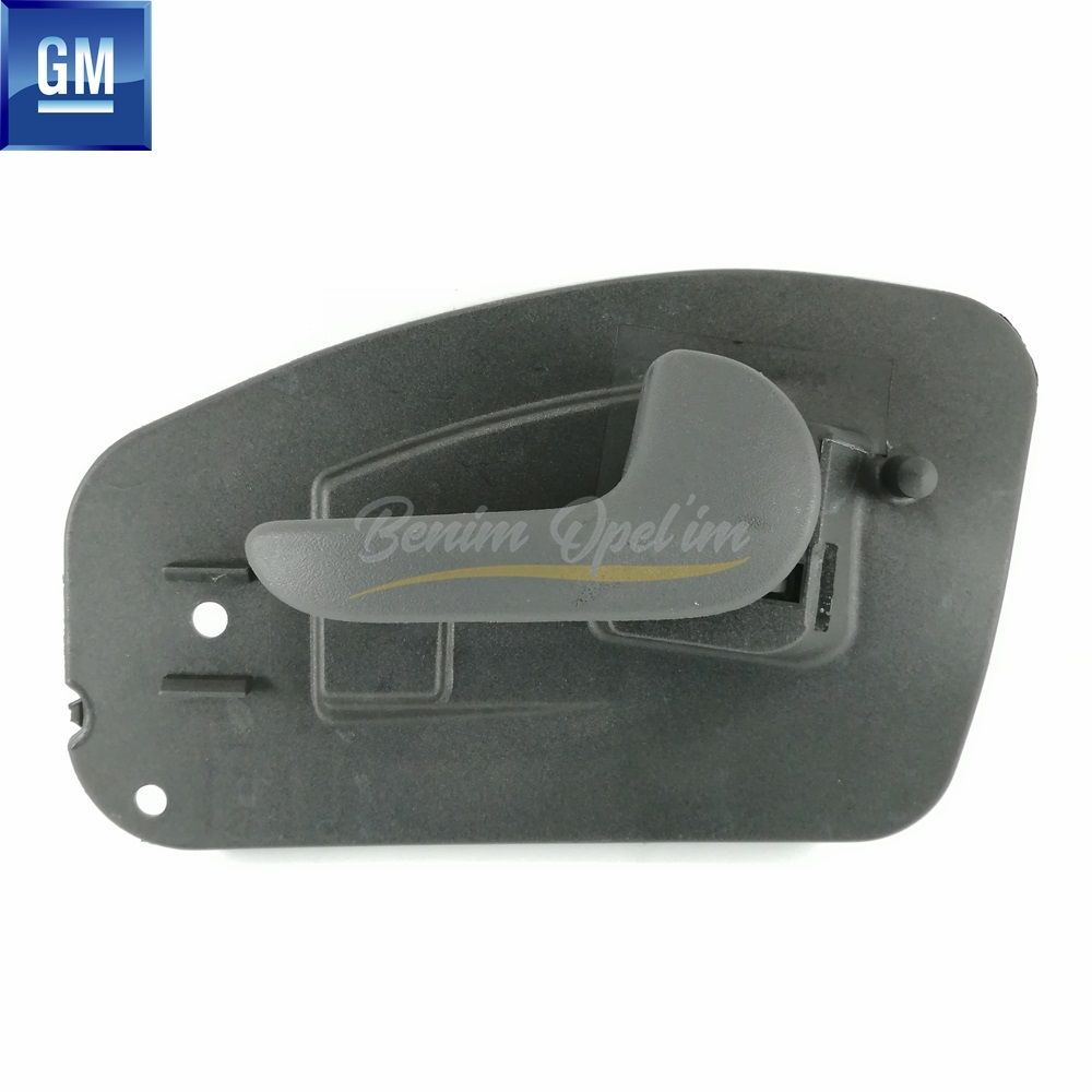 Opel Corsa C Right Rear Door Interior Opening Handle Black GM Original 13122297 - 136030