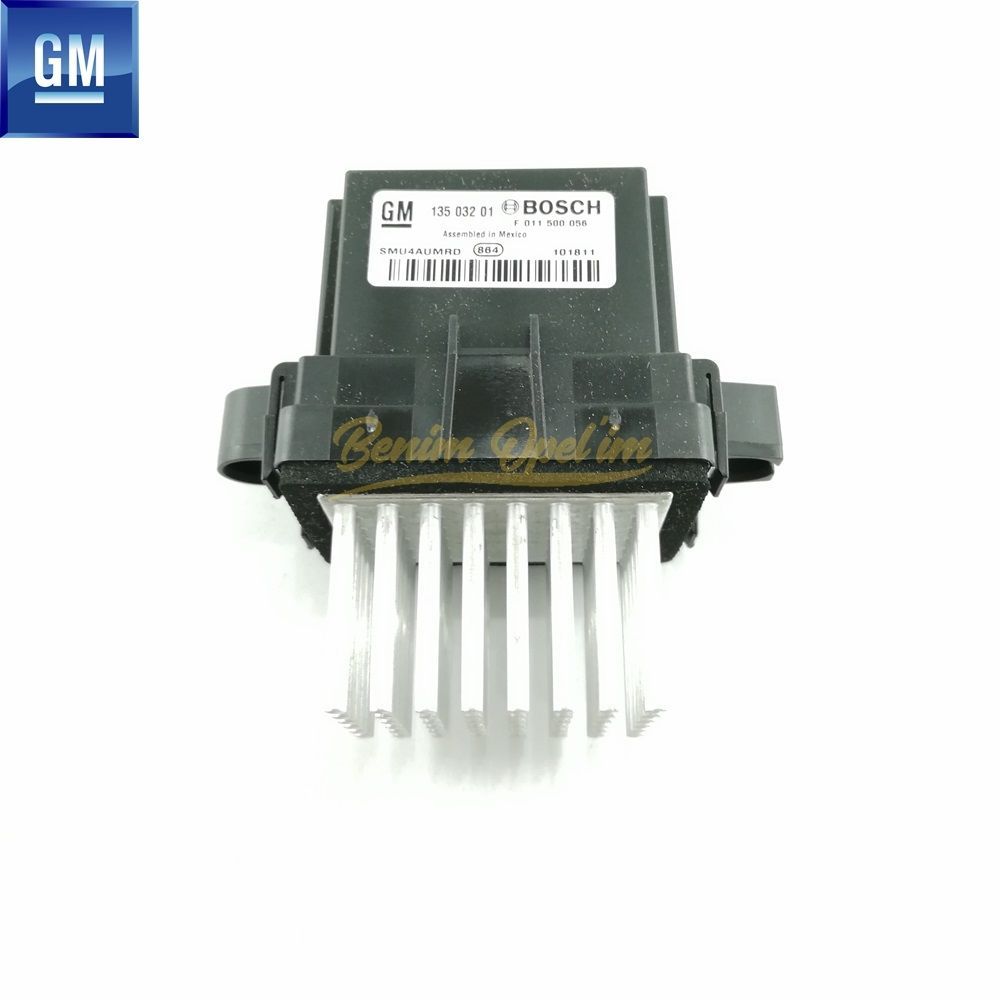 Product Code : 13598091 - Heater Regulator Resistor Opel Astra J, Insignia A, Meriva B, Mokka, Zafira C, Chevrolet Cruze GM Original 13598091 - 1808053