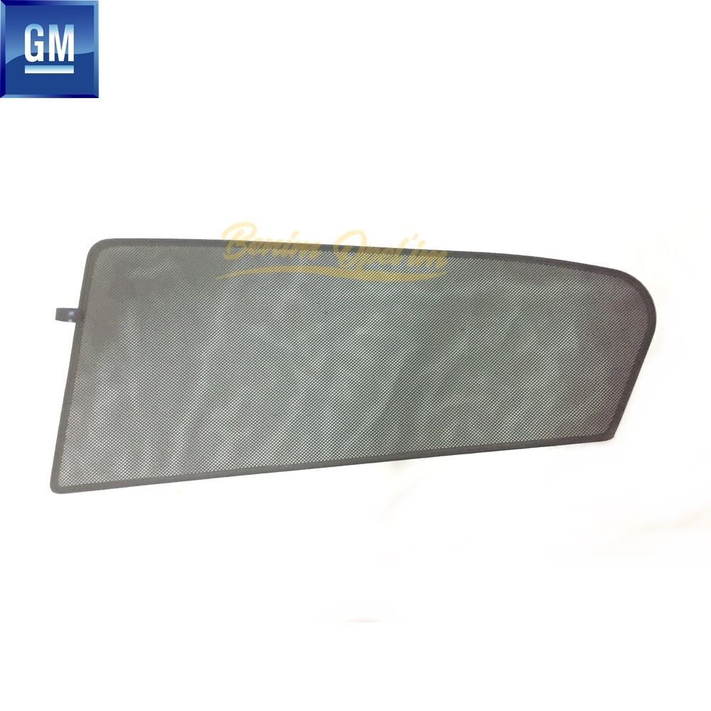 Opel Astra H HB Left Rear Door Window Sun Shade Curtain Black GM Original 6732017Tek - 93199087 - 93199087