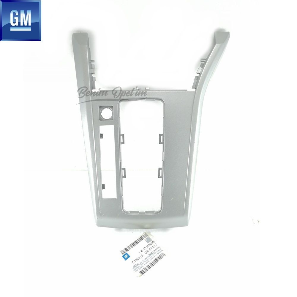 Opel Astra H Automatic Gear Shift Lever Frame Matte Chrome GM Genuine 5196416 - 13149696