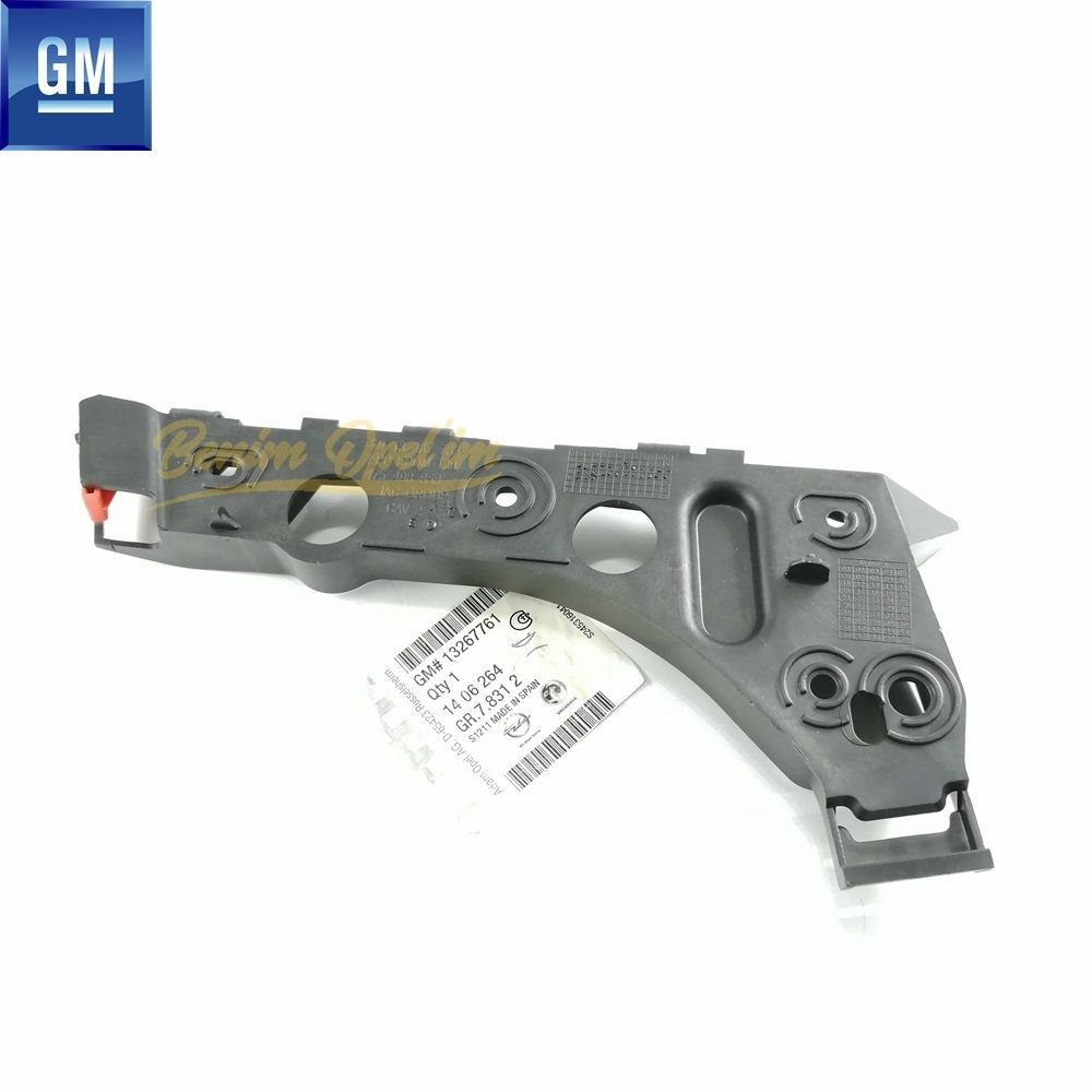 Opel Meriva B Small Left Front Bumper Fender Mounting Bracket GM Genuine 1406264 - 13267761