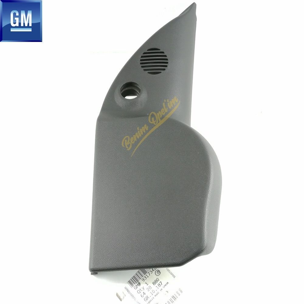 Opel Corsa C, Combo C Manual Right Outside Rear View Mirror Inner Corner Cover Black GM Genuine 6428880 - 93173424