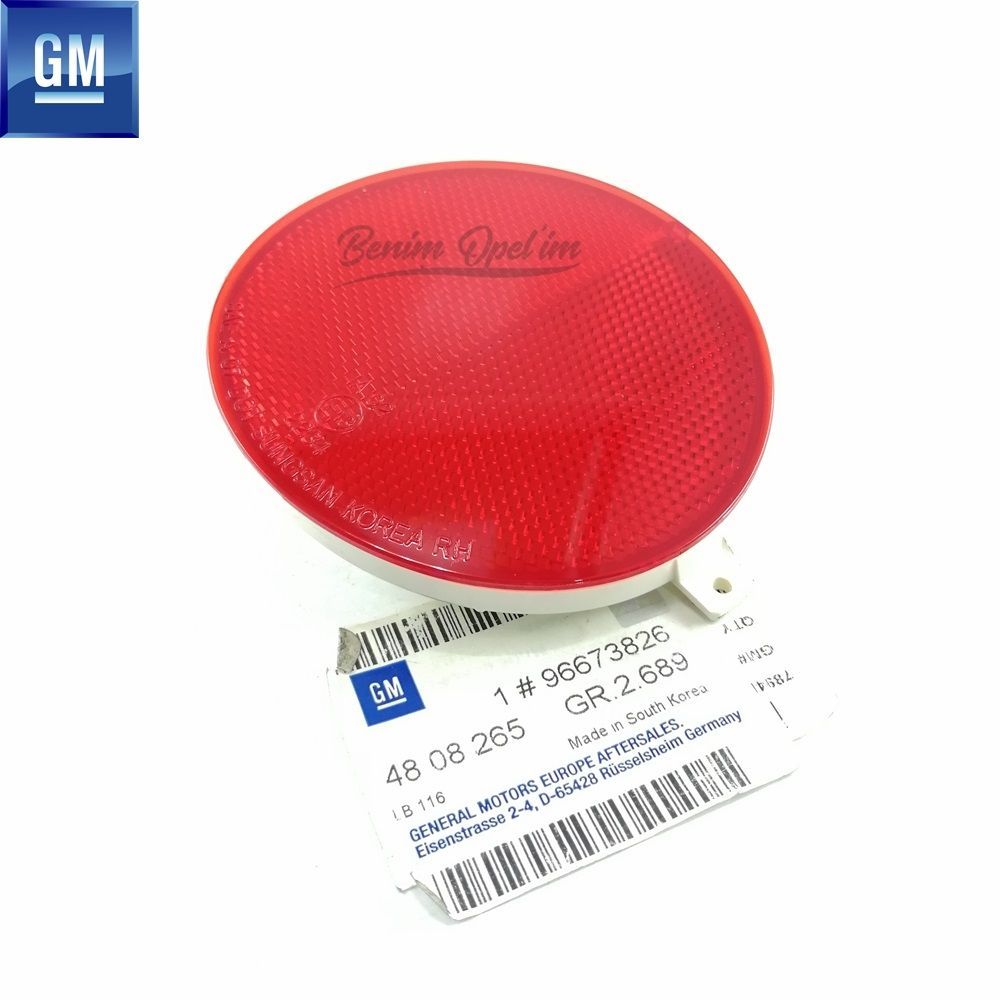 Product Code : 4808265 - Opel Antara Right Rear Bumper Reflector Red (6Y) GM Genuine 4808265 - 96673826