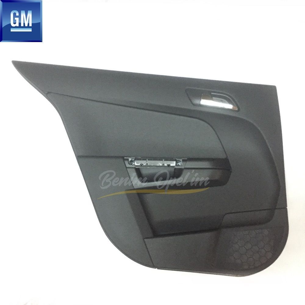 Opel Astra H Complete Left Rear Door Trim Smoked GM Genuine 7231230 - 13153921