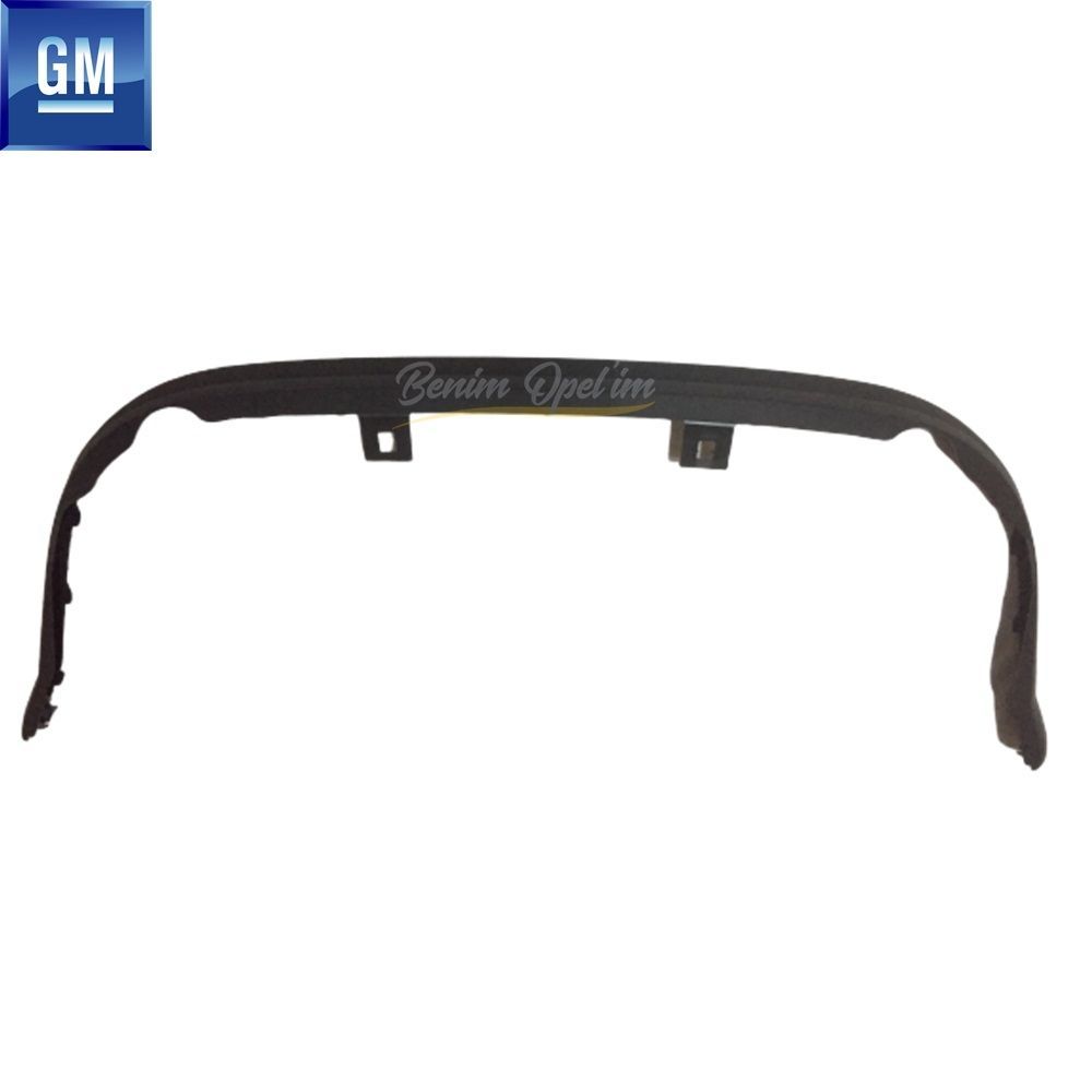 Opel Vectra C Rear Bumper Lower Tyre Black GM Original 1404158 - 9186157