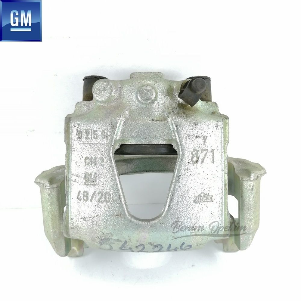 Complete Right Front Brake Caliper (CN2) Opel Astra F, Corsa B, Tigra A GM Genuine 542246 - 90421745