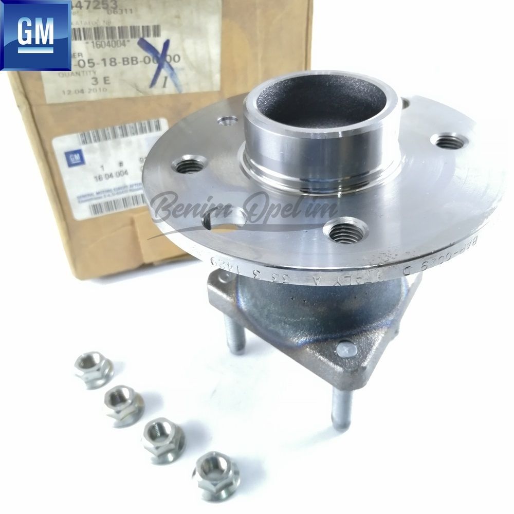 Absless 4-Bolt Rear Hub Opel Astra F G, Zafira A, Corsa C, Meriva A, Vectra A GM Original 1604004 - 9120129