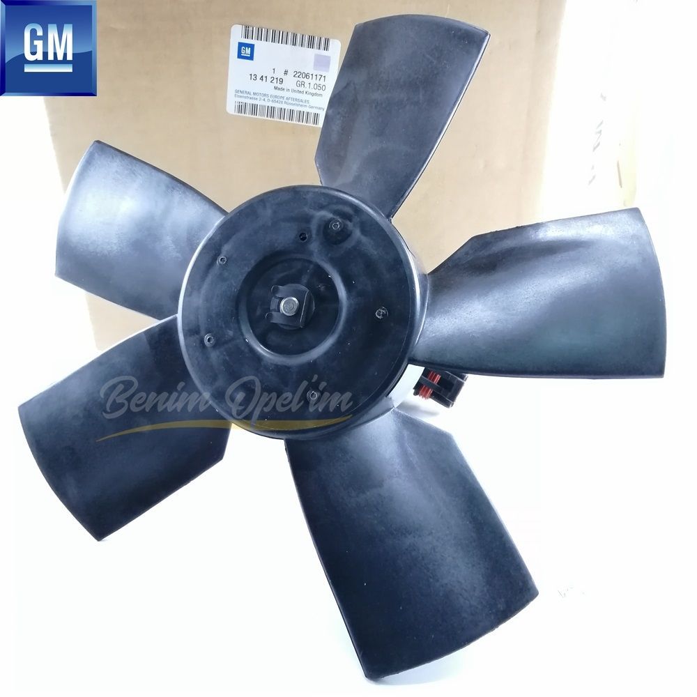 Product Code : 1341219 - Opel Corsa B, Combo B Complete Propeller Radiator Fan Motor 1.4/1.5/1.7 (WG) GM Genuine 1341219 - 22061171