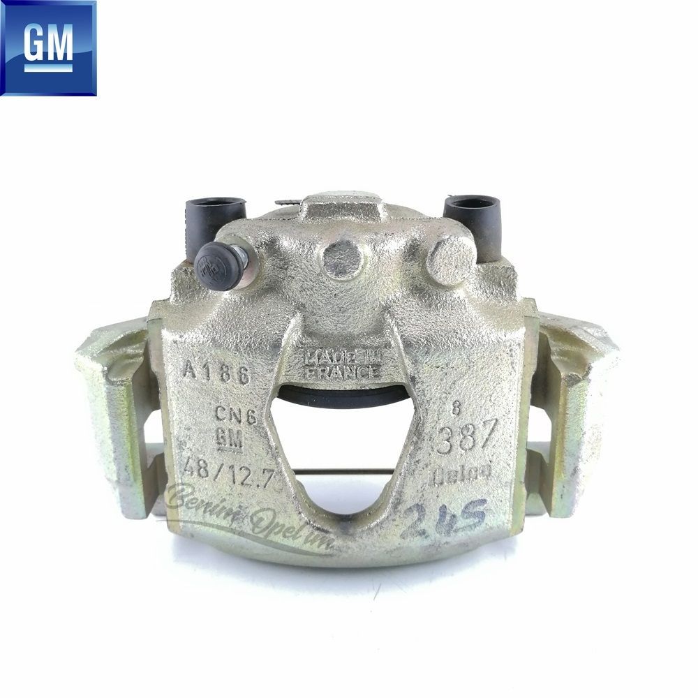 Complete Left Front Brake Caliper (CN6) Opel Astra F, Corsa B, Tigra A GM Genuine 542245 - 90421744