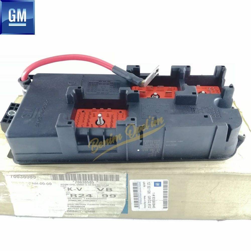 Opel Vectra C, Signum Chassis Wired Fuse Box (JF) GM Genuine 1232128-JF - 93190846