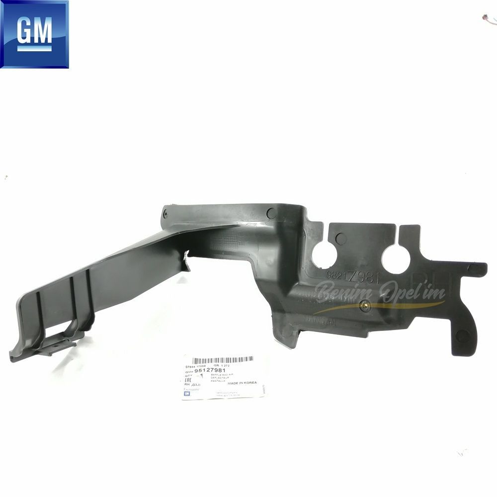 Product Code : 95127981 - Chevrolet Cruze Right Radiator Air Deflector GM Genuine 95127981 - 98217981