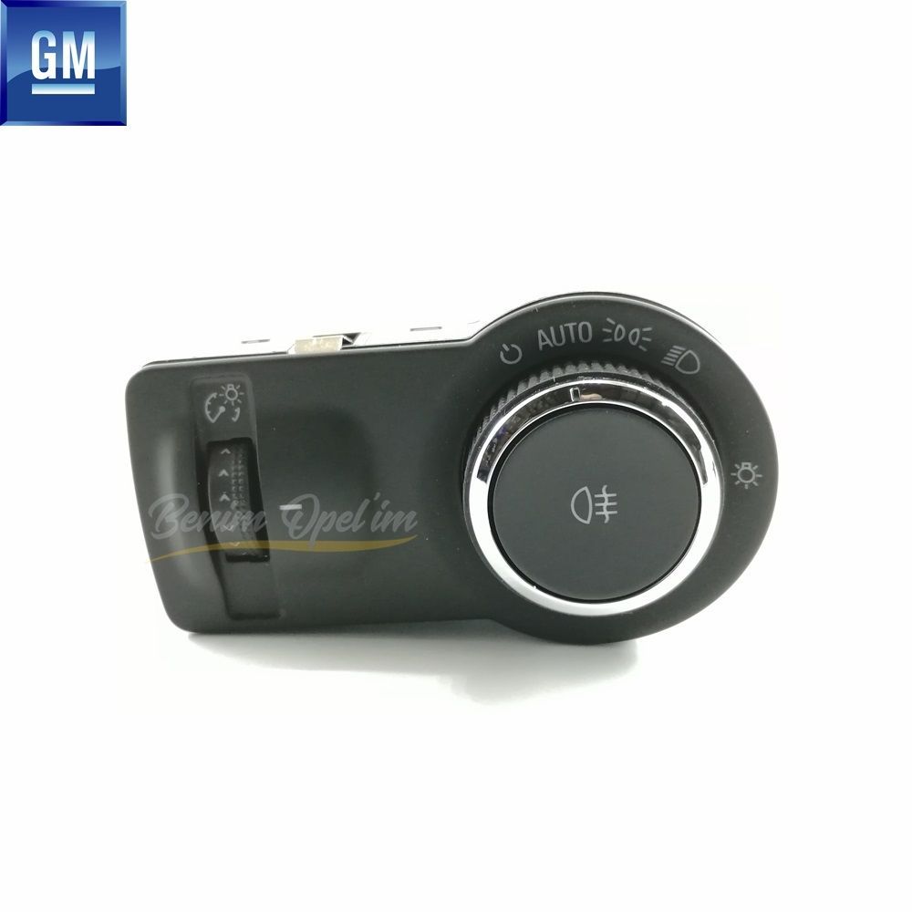 Opel Astra J Foggy Auto Complete Headlight Switch Chrome Detailed Black GM Genuine 6240563 - 13268700 - 13268700