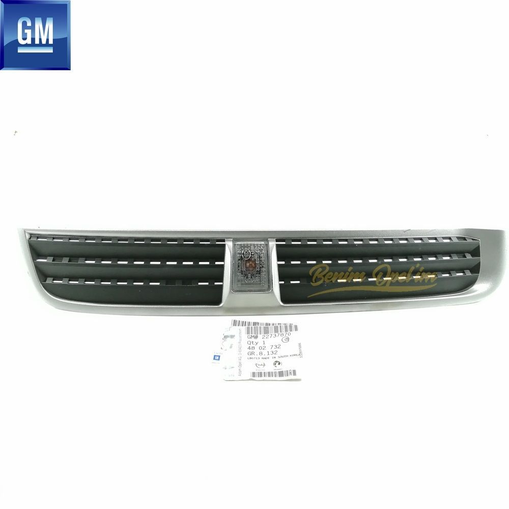 Opel Antara Complete Left Front Fender Grille with Signal Lamp GM Original 4802732 - 22737870