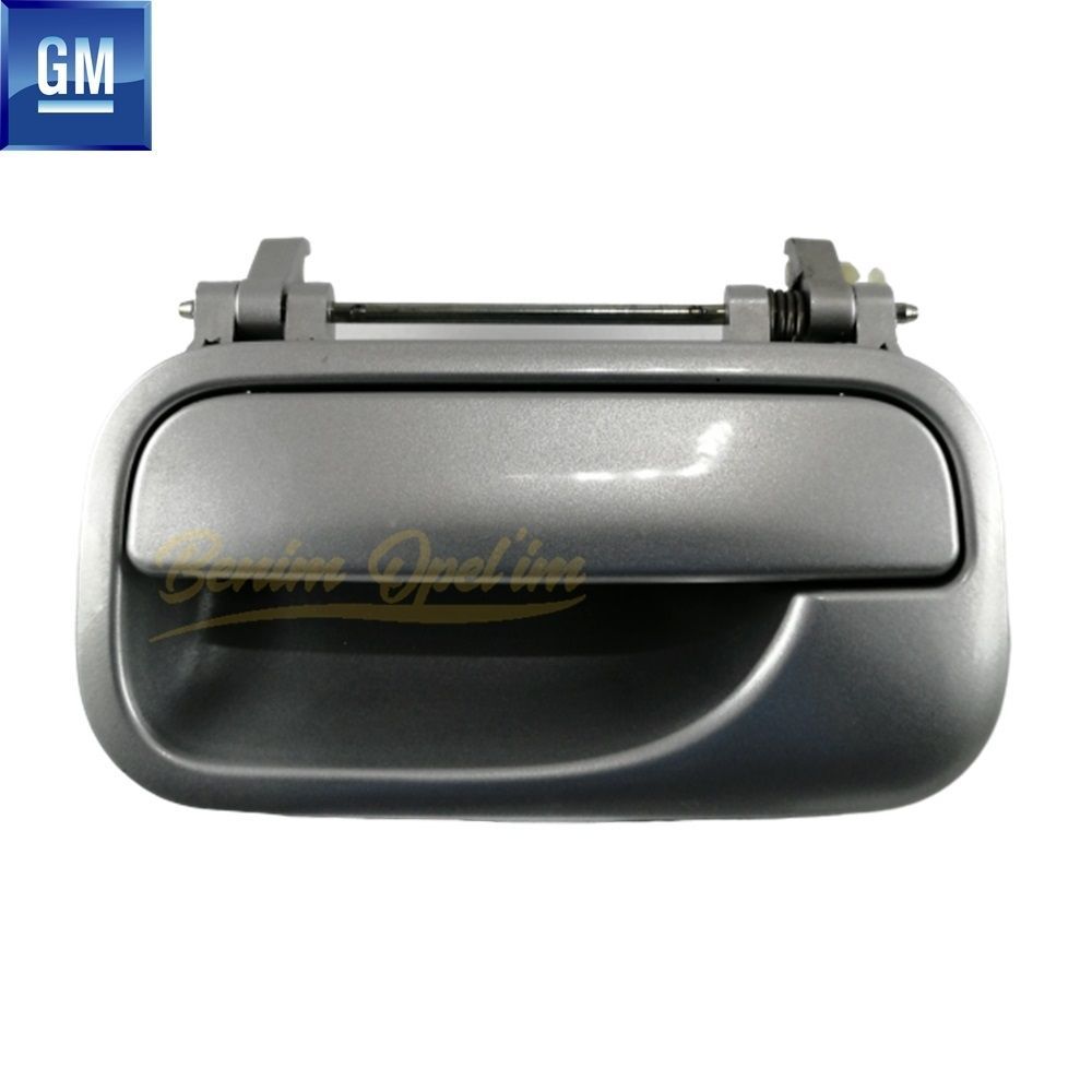 Opel Vectra B Left Door Exterior Opening Handle Light Grey GM Original 5138105GRI - 9192217