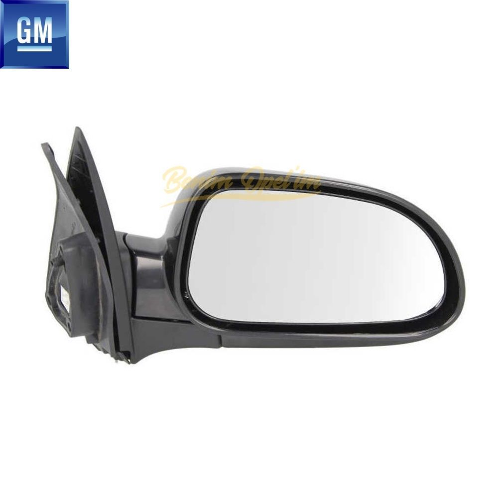 Chevrolet Lacetti J200 2009 Model Later Manual Complete Right Exterior Rear View Mirror Black GM Original 96615018