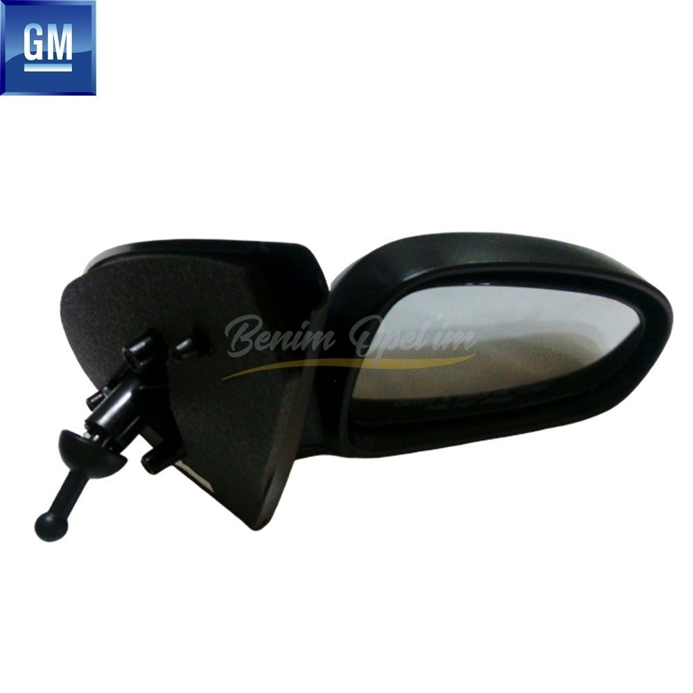 Product Code : 96406183 - Chevrolet Aveo T200/T250/T255, Kalos Manual Complete Right Exterior Rear View Mirror Smoked GM Original 96406183