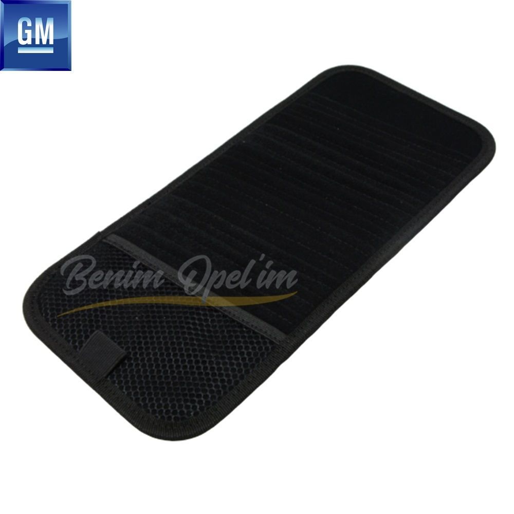 Opel And Chevrolet Document And Cd Sun Visor Pocket Black GM Original 1782602 - 9121795