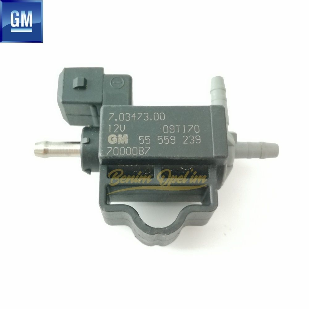 Complete Turbo Vacuum Solenoid Valve 1.4/1.6 Opel Astra H J, Corsa D E, Insignia A, Meriva A B, Mokka, Zafira B C, Chevrolet Aveo T300, Cruze, Trax, Adam GM Original 55574902 - 55594280