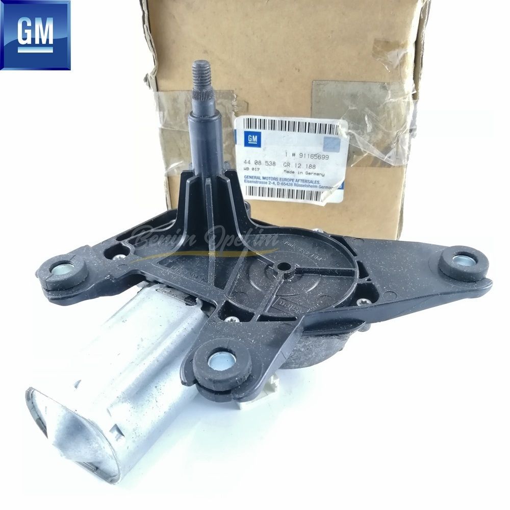 Product Code : 4408538 - Opel Vivaro A, Vivaro B, Renault Trafic Complete Rear Trunk Door Glass Wiper Motor (Double Glazed) GM Original 4408538 - 91165699 - 91165699