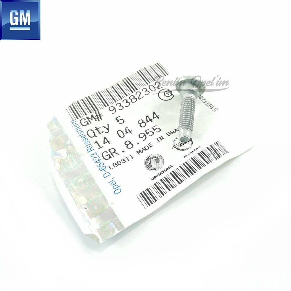 Product Code : 1404844 - Opel Astra H Sedan Rear Bumper Bolt GM Genuine 1404844 - 93382302