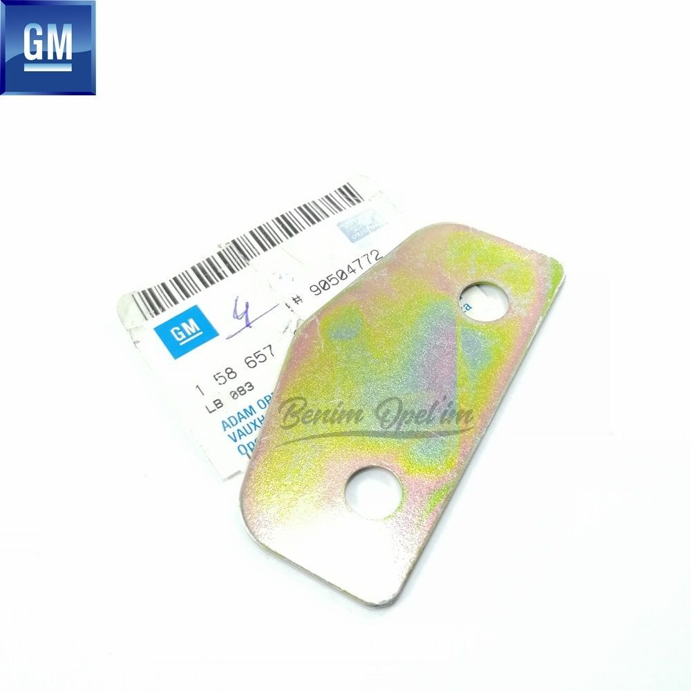 Door Lock Striker Washer 1mm Opel Astra G, Zafira A, Corsa C, Meriva A, Vectra B GM Genuine 158657 - 90504772