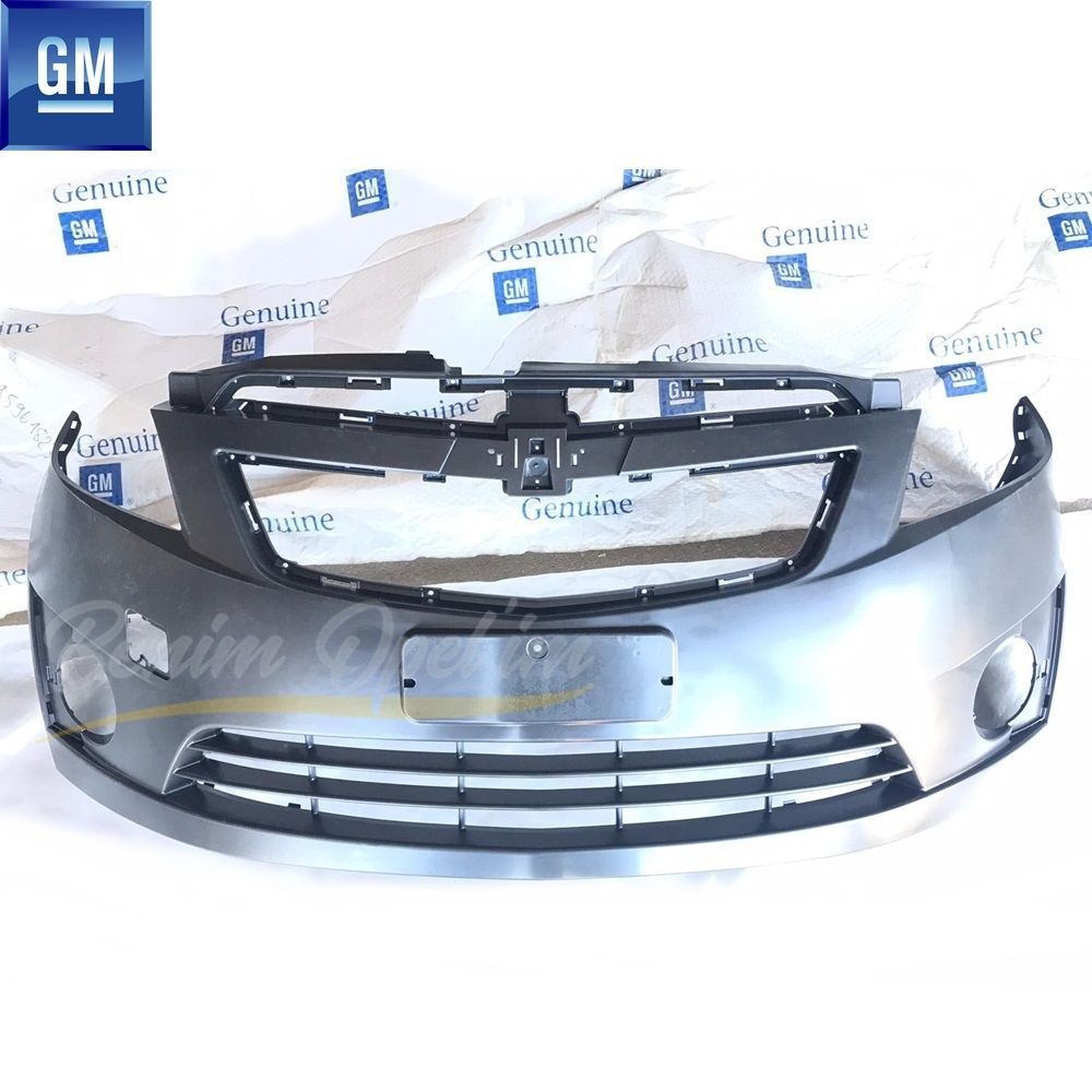 New Chevrolet Spark M300 Front Bumper with Fog Lamp Inlet (New Model) GM Genuine 95961827 - 95213424