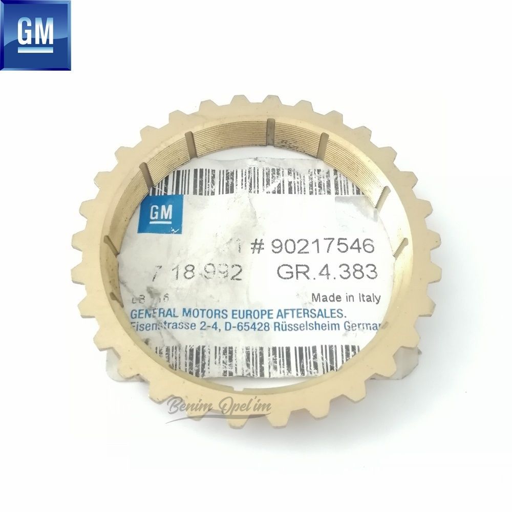 Product Code : 718992 - Third Fourth Fifth Gear Synchromesh Ring Opel Astra F G, Zafira A, Calibra, Tigra A, Corsa A B C, Vectra A B C GM Genuine 718992 - 90217546