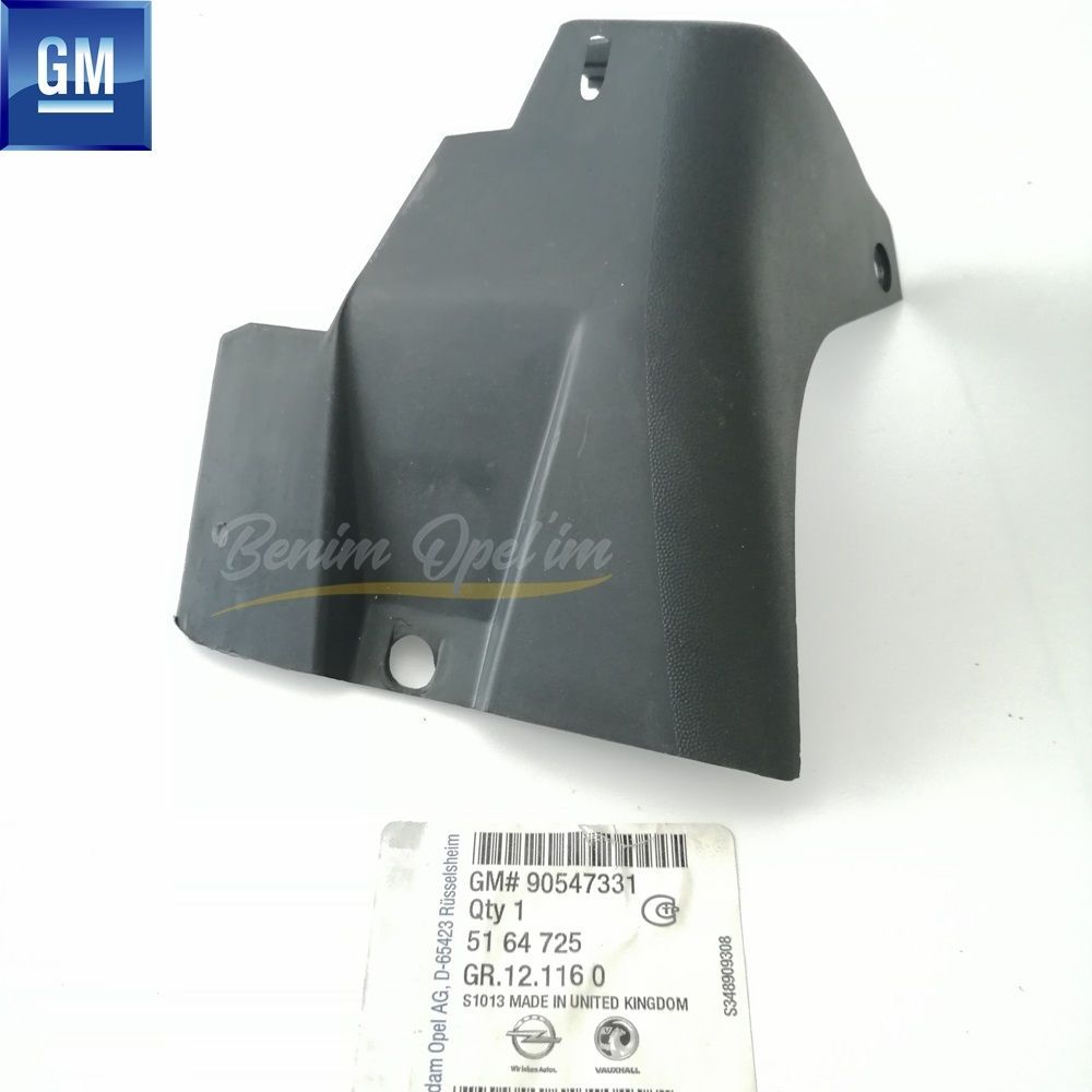 Product Code : 5164725 - Opel Astra G Left Rear Dip Starter Cover Smoked GM Genuine 5164725 - 90547331