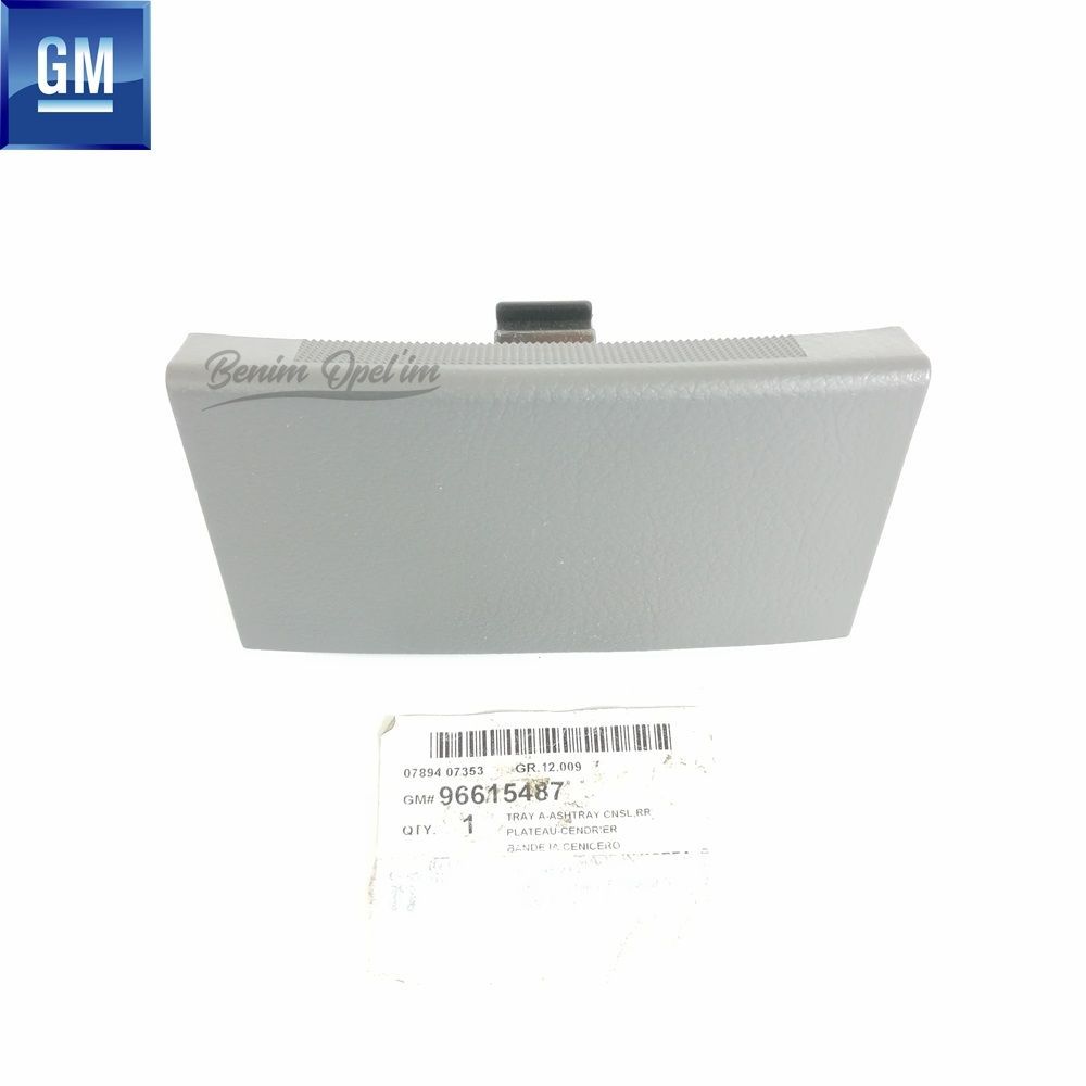 Product Code : 96615487 - Chevrolet Lacetti J200 Rear Passenger Compartment Ashtray Grey GM Genuine 96615487