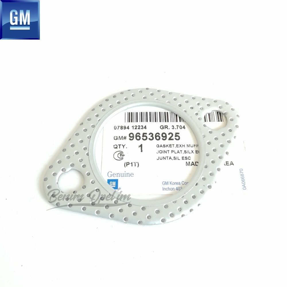 Rear Exhaust Muffler Gasket Chevrolet Aveo T200/T250/T255, Captiva C100/C140, Kalos, Lacetti GM Genuine 96536925