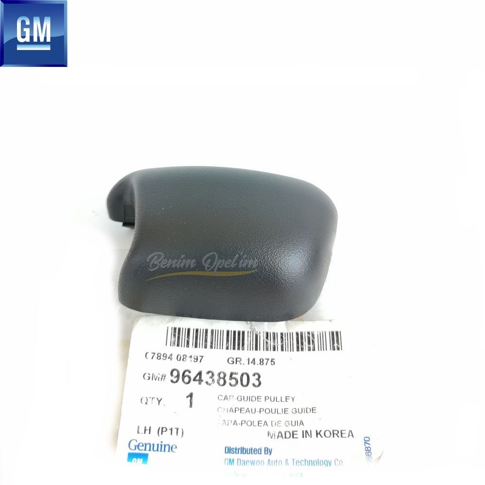 Product Code : 96438503 - Chevrolet Aveo Left Seat Belt Bolt Concealment Cover Black GM Original 96438503