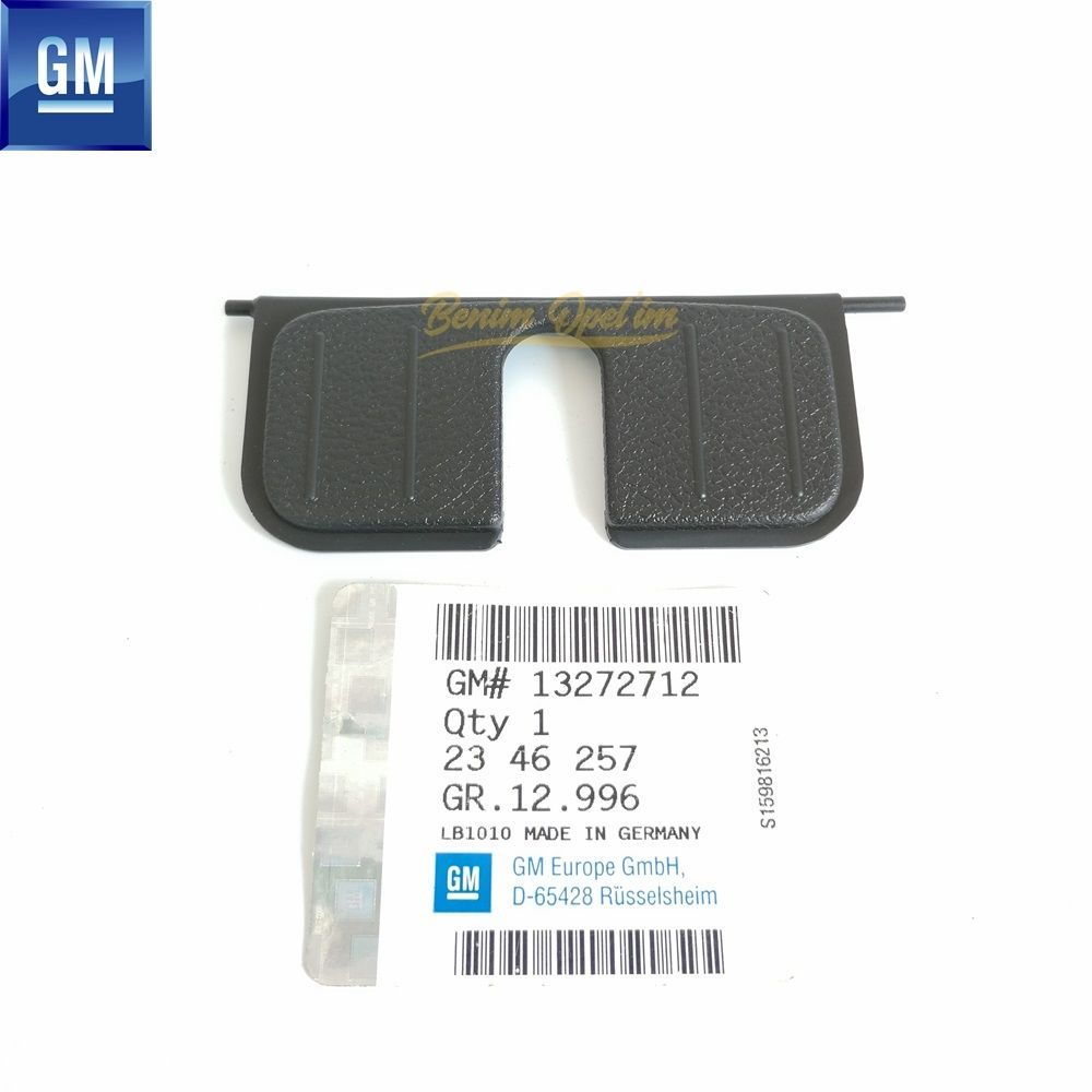 Opel Insignia A Rear Trunk Sill Bakelite Black (Trunk Lock Cover) GM Genuine 2346257 - 13272712