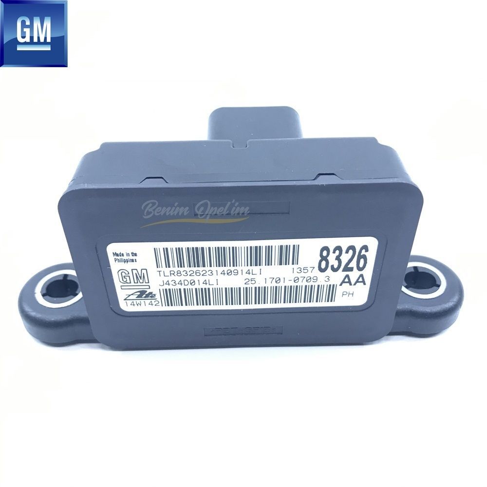 Product Code : 13578326 - Route Acceleration Sensor 14W142 (8326AA) Chevrolet Cruze, Opel Astra J, Insignia A, Zafira C GM Genuine 13578326 - 1247375